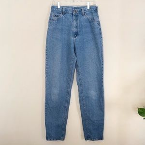 Vintage Lee High Waisted Light Wash Mom Jeans